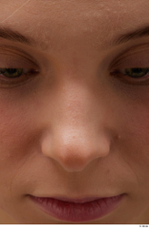 Nose Skin Woman White Slim Studio photo references